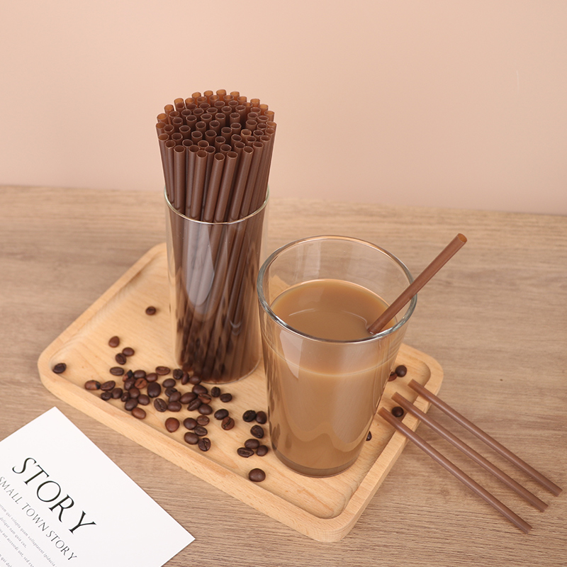 PLA Translucent Coffee Grounds Straw