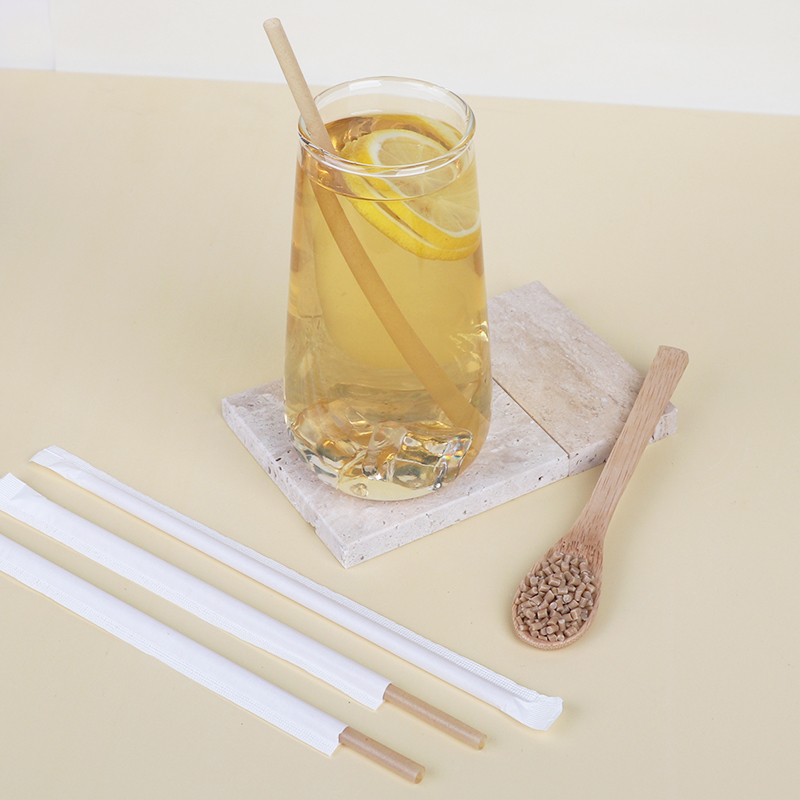 PLA Translucent Sugarcane Bagasse Straw
