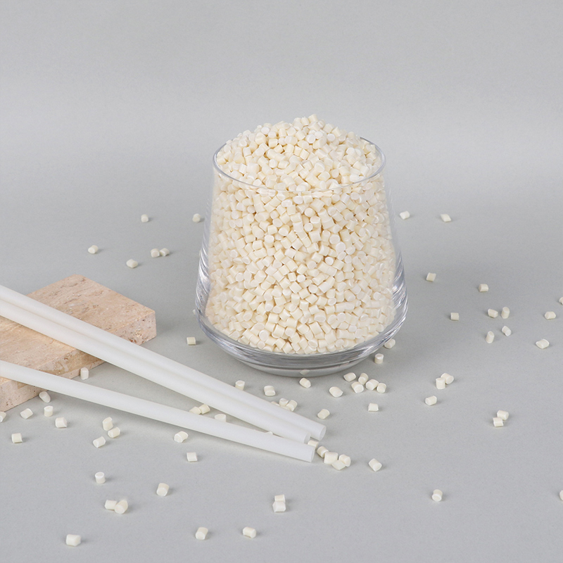 PHA Natural-Color Home-Compostable Straw Material
